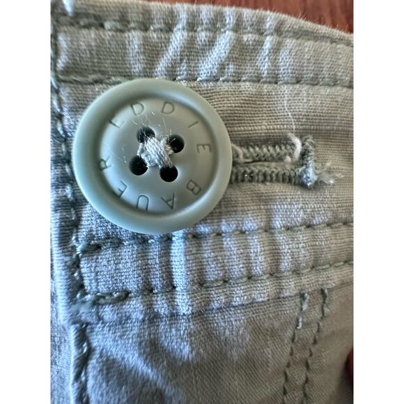 Eddie Bauer Ladies 2P Blue Gray Shorts 98% Cotton Pockets Button Zip Closure - Picture 4 of 11